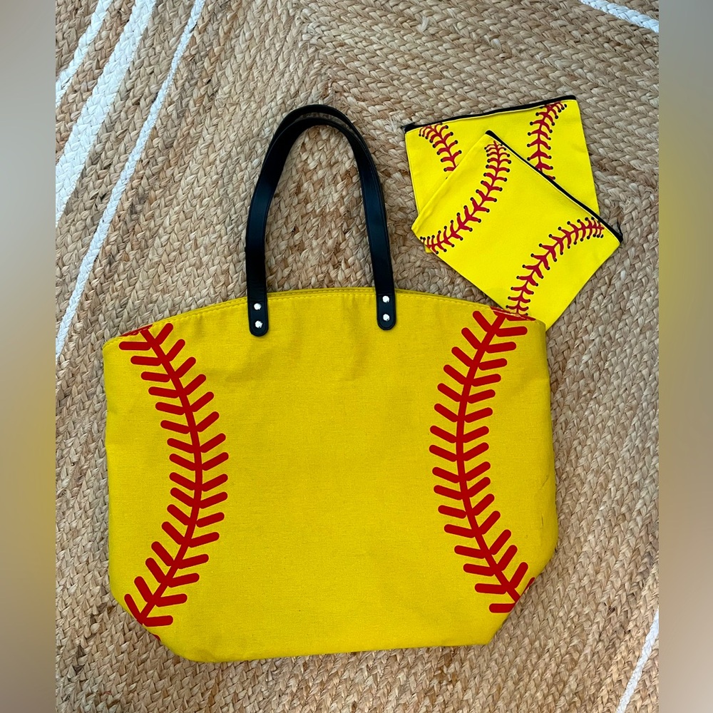 Fast Pitch Softball bag softball pouch set Summer Sports Ballgame bag Baseball - Picture 4 of 13